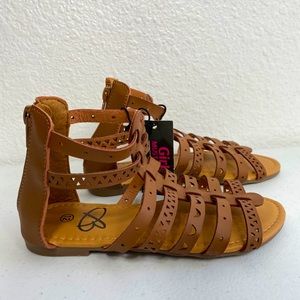 Bobbie Brooke Sandals Brown PU Upper Assorted Size